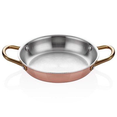 ALTINBAŞAK MULTİ-METAL BAKIR YUMURTA SAHANI 14 CM