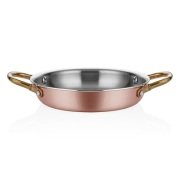 ALTINBAŞAK MULTİ-METAL BAKIR YUMURTA SAHANI 14 CM