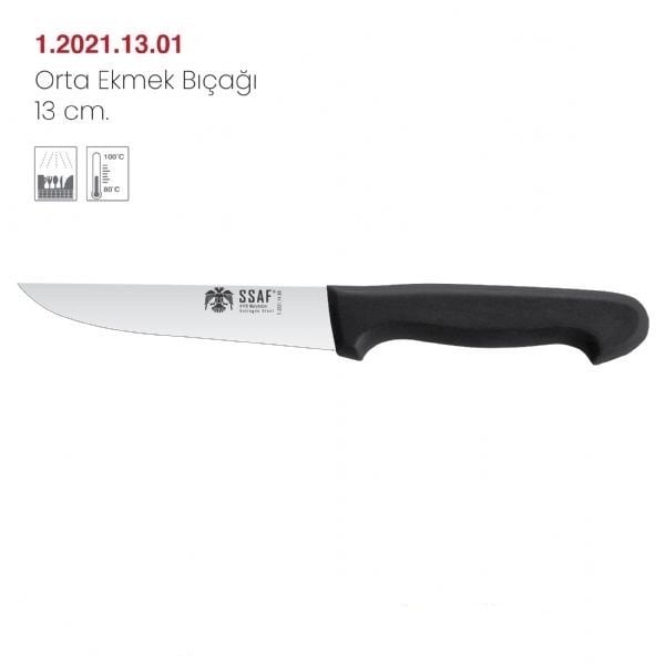 SSAF ORTA EKMEK BIÇAĞI 13 CM - 1.2021.13.01