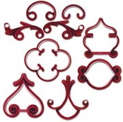 STADTER 171398 PLASTİK KABARTMA DEKOR SETİ 9 LU