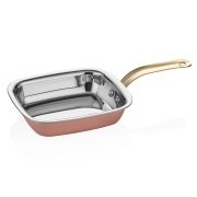 ALTINBAŞAK MULTİ-METAL BAKIR KARE MİNİ TAVA 12*14 CM