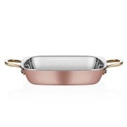 ALTINBAŞAK MULTİ-METAL BAKIR KARE MİNİ SAHAN 14*16 CM