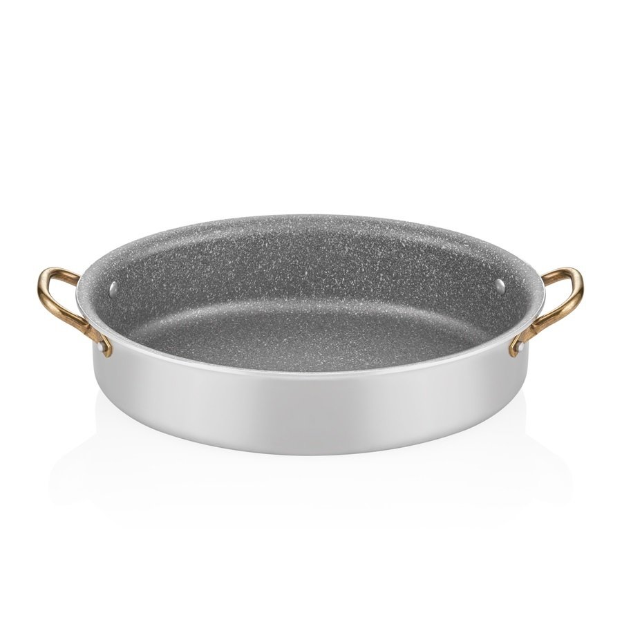 ALTINBAŞAK ALU-GRANİT OVAL TENCERE 28*21*7 CM