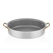 ALTINBAŞAK ALU-GRANİT OVAL TENCERE 28*21*7 CM