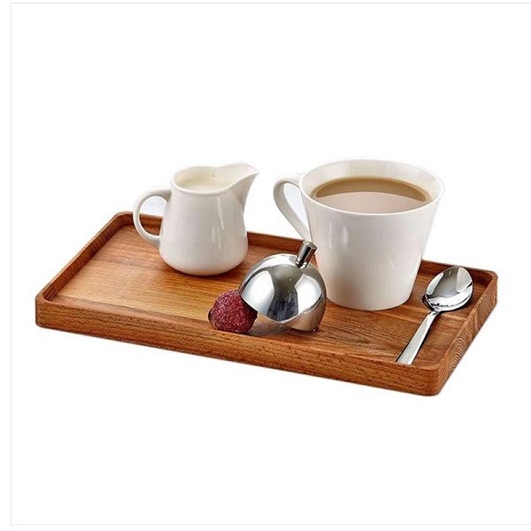 BİRADLI AHŞAP DİKDÖRTGEN NESCAFE SUNUM SETİ 24*14*2 CM - GRV-302