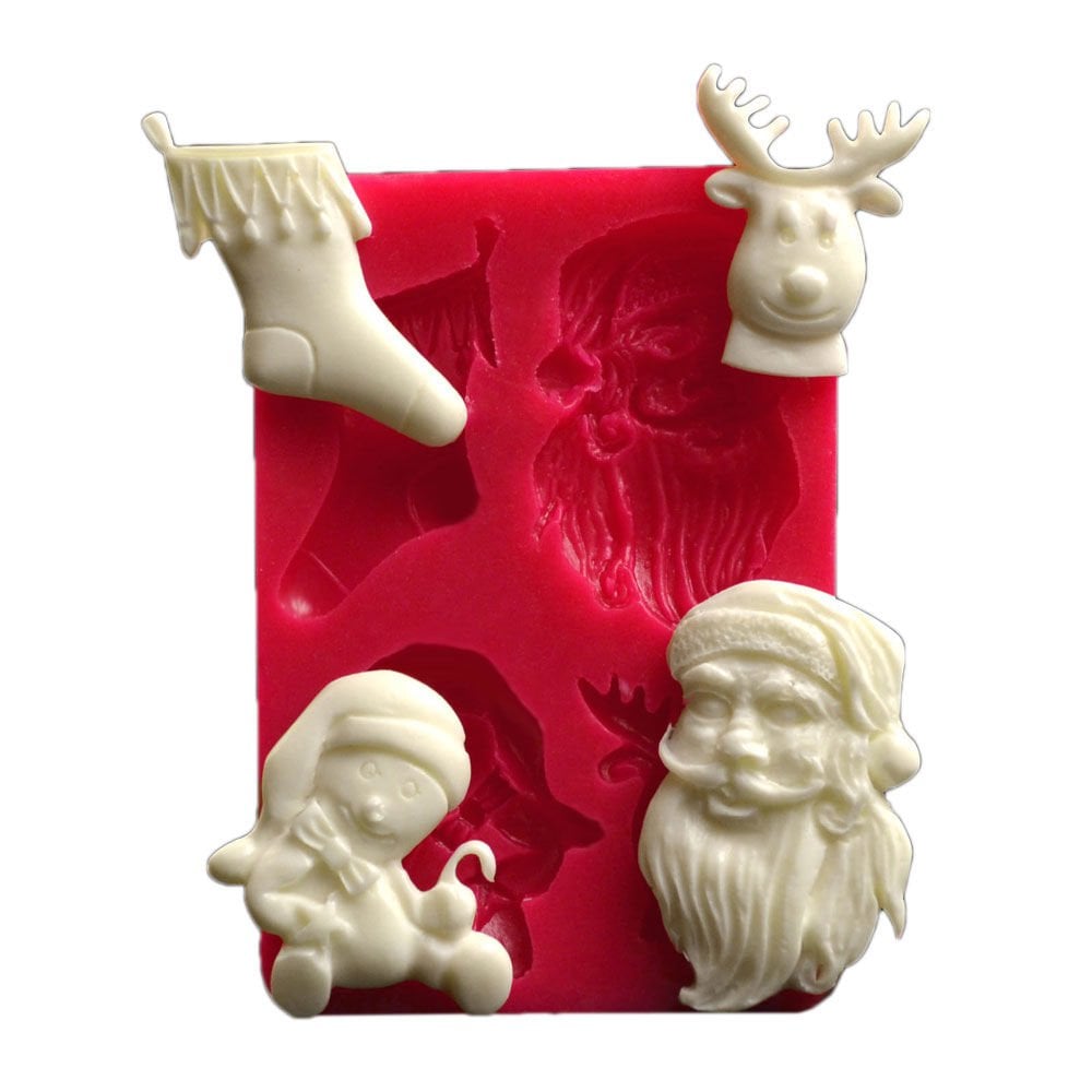 Cesil Dörtlü Yilbaşi Set Kokulu Taş ve Sabun Kalıbı (10,5*7Cm)