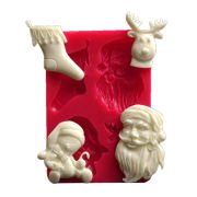 Cesil Dörtlü Yilbaşi Set Kokulu Taş ve Sabun Kalıbı (10,5*7Cm)