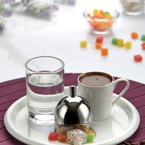 BİRADLI TÜRK KAHVE SERVİS TAKIMI YUVARLAK 19 CM - BRD-406307