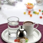BİRADLI TÜRK KAHVE SERVİS TAKIMI YUVARLAK 19 CM - BRD-406307