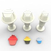 RP10440 3 LÜ BASMALI KUPAT CUPCAKE