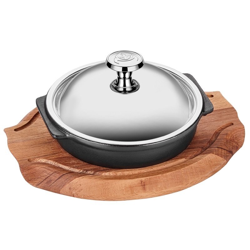 ALTINBAŞAK DÖKÜM DEMİR GÜVEÇ+PASLANMAZ KAPAK+NİHALE 16 CM