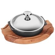 ALTINBAŞAK DÖKÜM DEMİR GÜVEÇ+PASLANMAZ KAPAK+NİHALE 16 CM