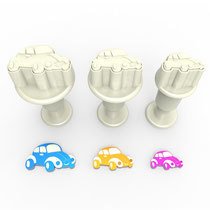 RP10416 MİNİ 3 LÜ BASMALI KUPAT OTOMOBİL