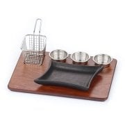 ALTINBAŞAK DÖKÜM DEMİR MARMARİS FAJİTA SUNUM SETİ