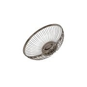 PASLANMAZ YUVARLAK EKMEK VE MEYVE SEPETİ 22 CM - SS-0022