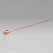 ZİCCO BAKIR KAPLAMA BURGULU ÇELİK BAR KAŞIK 30 CM - BA 15 C