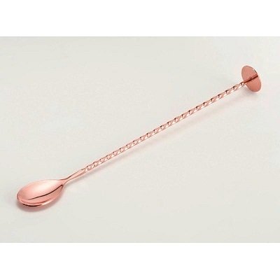 ZİCCO BAKIR KAPLAMA BURGULU ÇELİK BAR KAŞIK 27 CM - ZKB 180