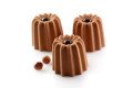 SİLİKOMART SQ002 CANNELES SİLİKON KEK KALIBI - 40.402