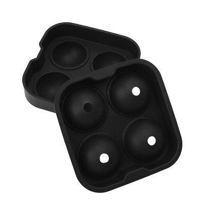 4'LÜ KÜRE SİLİKON BUZ KALIBI - C-SD001