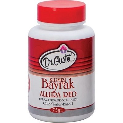 DR.GUSTO SU BAZLI TOZ BOYA 75GR B.KIRMIZI - 79613