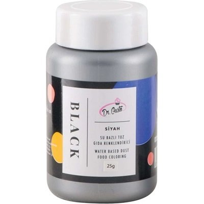 DR.GUSTO SU BAZLI TOZ BOYA 25GR SİYAH - 79621