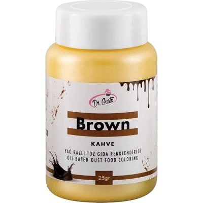DR.GUSTO YAĞ BAZLI TOZ BOYA 25GR KAHVE - 79583