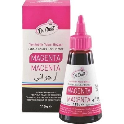 DR.GUSTO YENİLEBİLİR YAZICI BOYASI 115GR MAGENTA - 79792