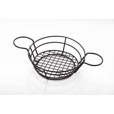ALTINBAŞAK YUVARLAK SUNUM SEPETİ KÜÇÜK 17*6 CM