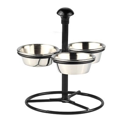 ALTINBAŞAK SOSLUK STANDI 3'LÜ 15*8 CM