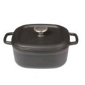 SÜREL  KARE DÖKÜM TENCERE 24*24 CM SİYAH