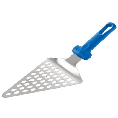 Gİ METAL DELİKLİ PASLANMAZ ÜÇGEN PİZZA SERVİS SPATULA 19,5*14CM - AC-STP15F