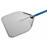 Gİ METAL ELOKSALLI ALÜMİNYUM DİKDÖRTGEN DELİKLİ PİZZA KÜREĞİ - A-32RF/120
