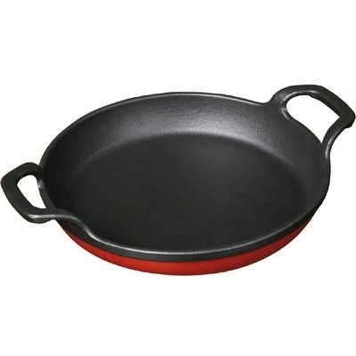 SÜREL BÜYÜK YUVARLAK DÖKÜM SAHAN 22 CM KIRMIZI