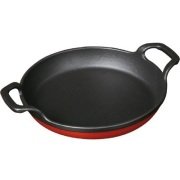 SÜREL BÜYÜK YUVARLAK DÖKÜM SAHAN 22 CM KIRMIZI