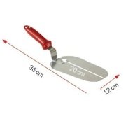 REGİNA PASLANMAZ ÇELİK DİKTÖRTGEN PİZZA SPATULA - APC 28