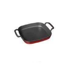 SÜREL BÜYÜK KARE DÖKÜM SAHAN 22*22 CM KIRMIZI