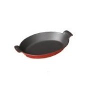 SÜREL KÜÇÜK KAYIK DÖKÜM TABAK 16 CM KIRMIZI