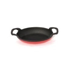 SÜREL KÜÇÜK OVAL DÖKÜM SAHAN 9,5*15 CM KIRMIZI