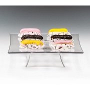 ZİCCO POLYKARBONAT TEŞHİR STANDI ŞEFFAF 20*20CM H:7CM - ZCP 626-1