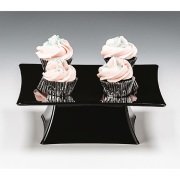 ZİCCO POLYKARBONAT TEŞHİR STANDI SİYAH 20*20CM H:7CM - ZCP 626-3