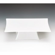 ZİCCO POLYKARBONAT TEŞHİR STANDI BEYAZ 25*25CM H:7CM - ZCP 627-2