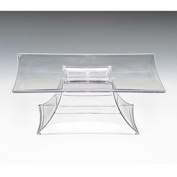 ZİCCO POLYKARBONAT TEŞHİR STANDI ŞEFFAF 30*30CM H:10,5CM - ZCP 628-1