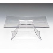 ZİCCO POLYKARBONAT TEŞHİR STANDI ŞEFFAF 30*30CM H:10,5CM - ZCP 628-1