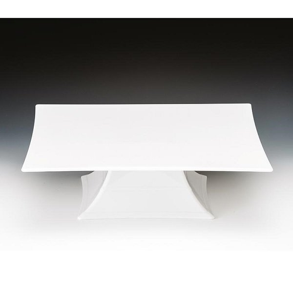 ZİCCO POLYKARBONAT TEŞHİR STANDI BEYAZ 35*35CM H:10,5CM - ZCP 629-2