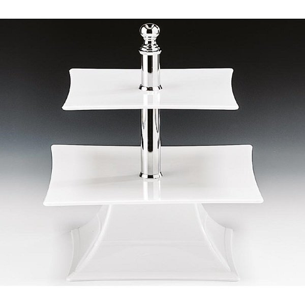ZİCCO POLYKARBONAT TEŞHİR STANDI BEYAZ 20*25CM H:24CM - ZCP 630-2