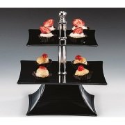 ZİCCO POLYKARBONAT TEŞHİR STANDI SİYAH 20*25CM H:24CM - ZCP 630-3