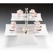 ZİCCO POLYKARBONAT TEŞHİR STANDI BEYAZ 25*35CM H:29CM - ZCP 631-2