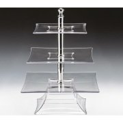 ZİCCO POLYKARBONAT TEŞHİR STANDI ŞEFFAF 20*25*30CM H:39CM - ZCP 632-1