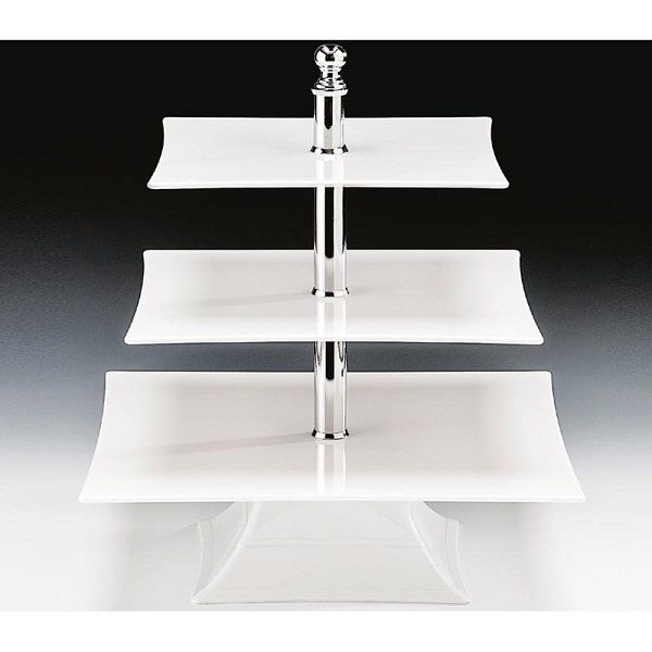ZİCCO POLYKARBONAT TEŞHİR STANDI BEYAZ 25*30*35CM H:44CM - ZCP 638-2