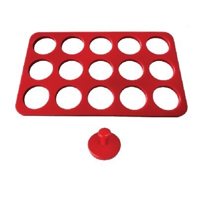 TÜRKAY POLİETİLEN KÖFTE KALIBI 30*50*1,5 (ÇAP8) CM